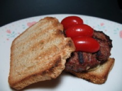 Grilled Katz's bread
